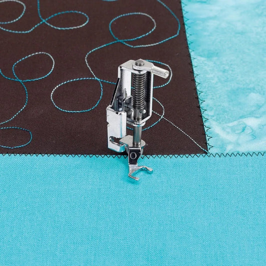 Free Motion Open Toe Low Shank Quilting Foot Metal