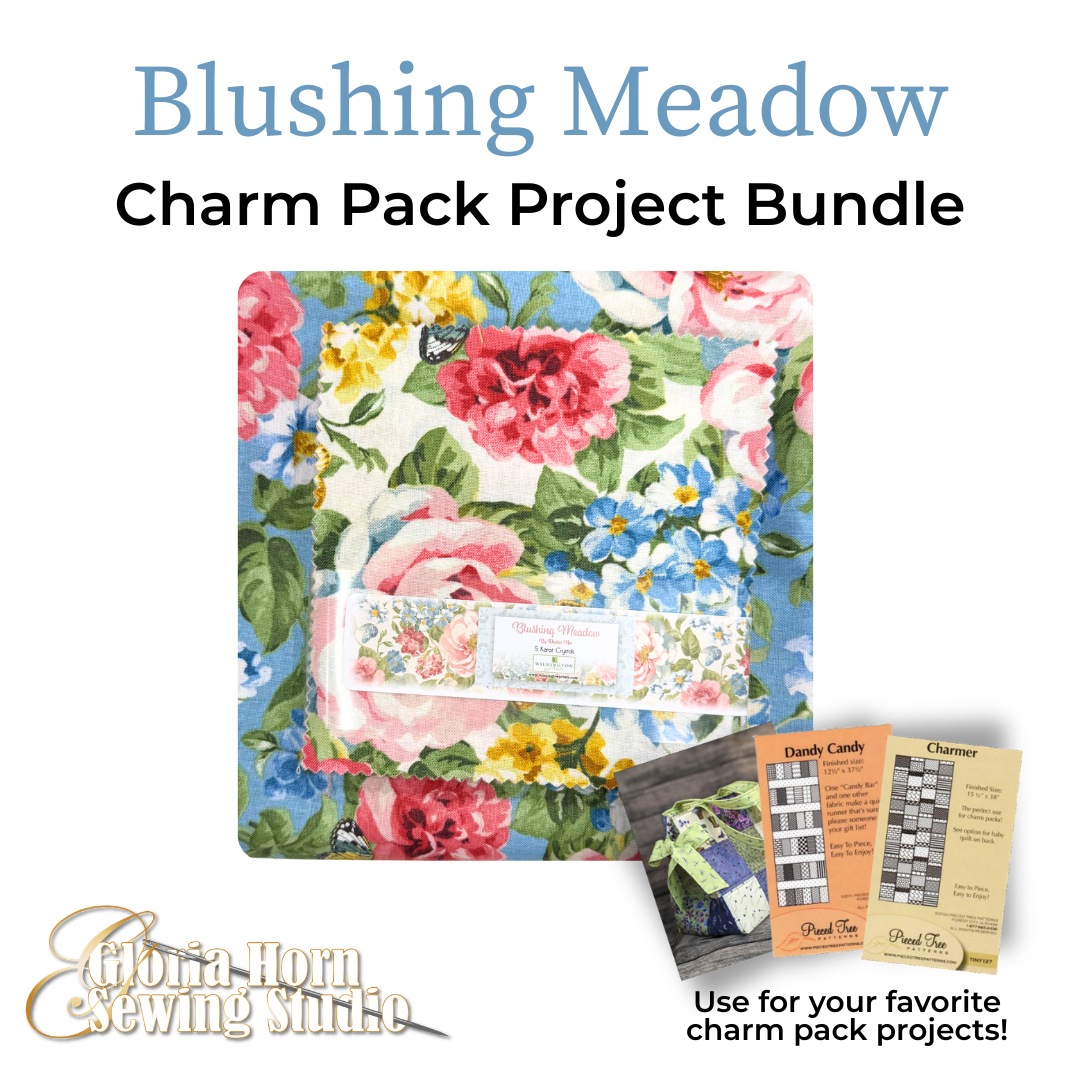 Blushing Meadow | Charm Pack + Fabric Bundle