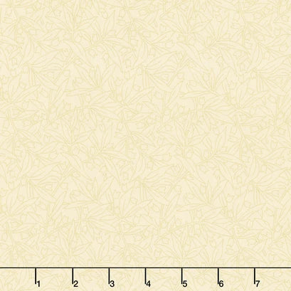 [SKINNY BOLT] Willoughby - Cream Floral Outline - MAS10527-E