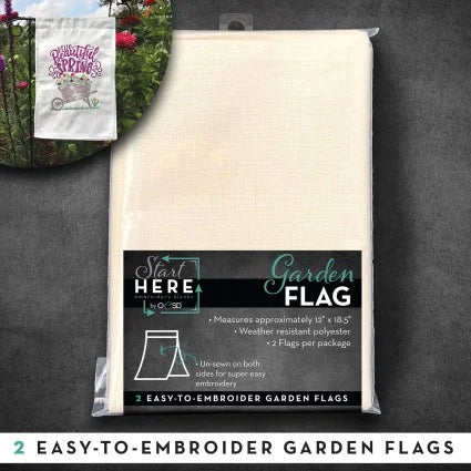 Garden Flag 12"x18.5" - Linen