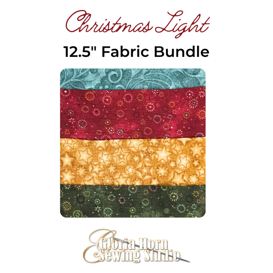 Christmas Light - Fabric Bundle | Four 12.5” x WOF