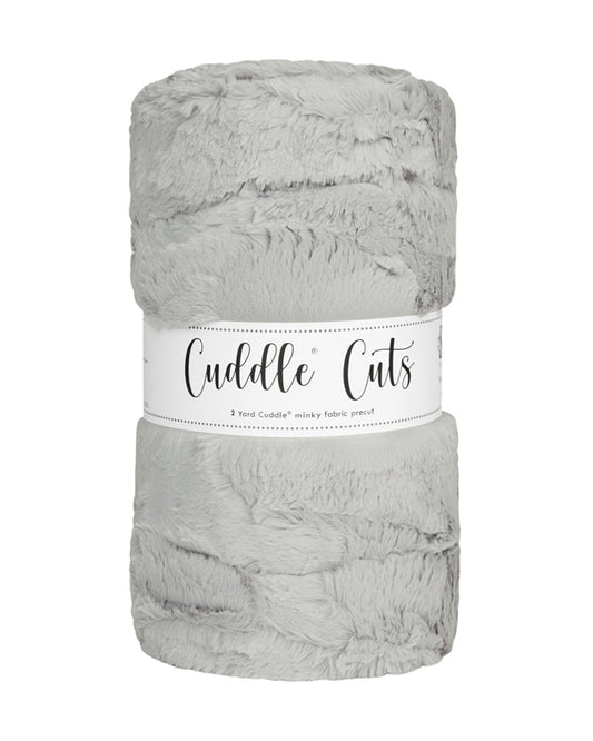 Luxe Cuddle Cut - Hide Silver - 2 Yd Cut