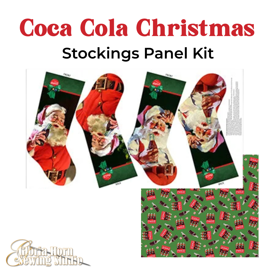 Coca Cola Christmas — Stockings Panel Kit