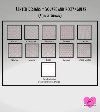 Curvy Edged Placemats and Runners Collection