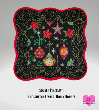 Curvy Edged Placemats and Runners Collection