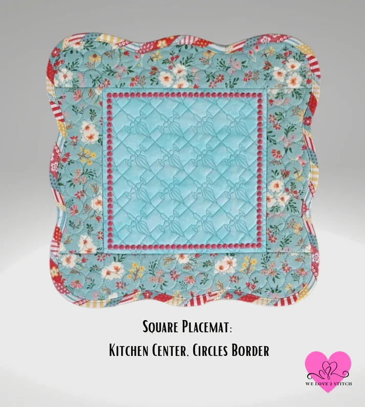 Curvy Edged Placemats and Runners Collection
