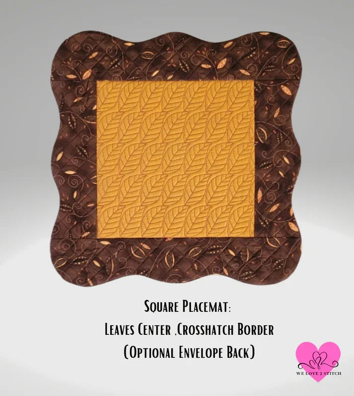 Curvy Edged Placemats and Runners Collection