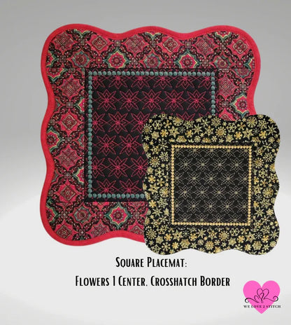 Curvy Edged Placemats and Runners Collection