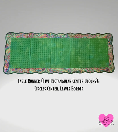 Curvy Edged Placemats and Runners Collection