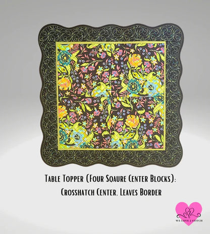 Curvy Edged Placemats and Runners Collection