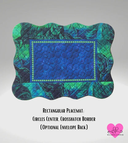 Curvy Edged Placemats and Runners Collection