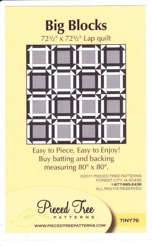 Big Blocks Lap Quilt