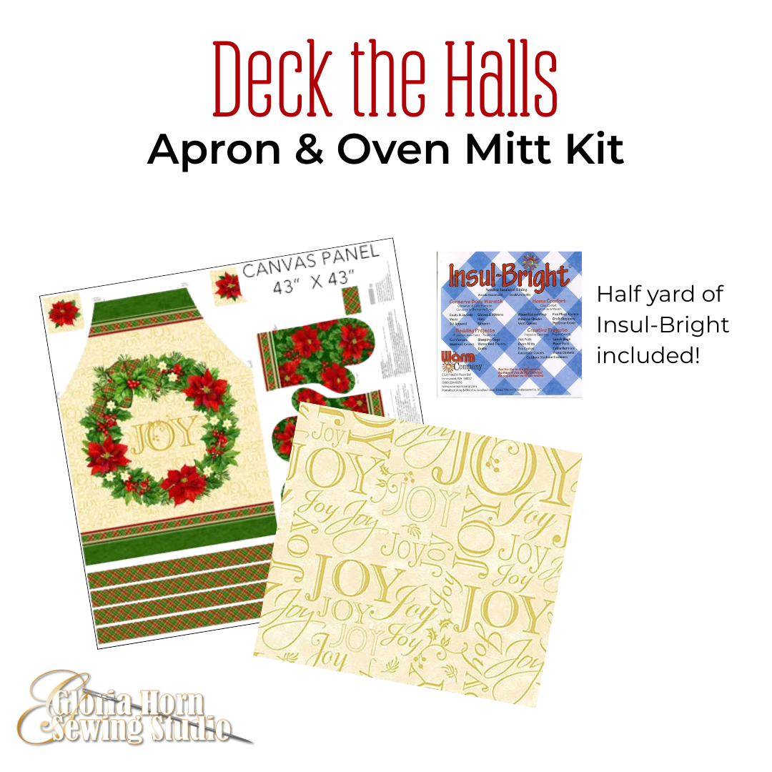 Deck the Halls — Apron & Oven Mitts Kit