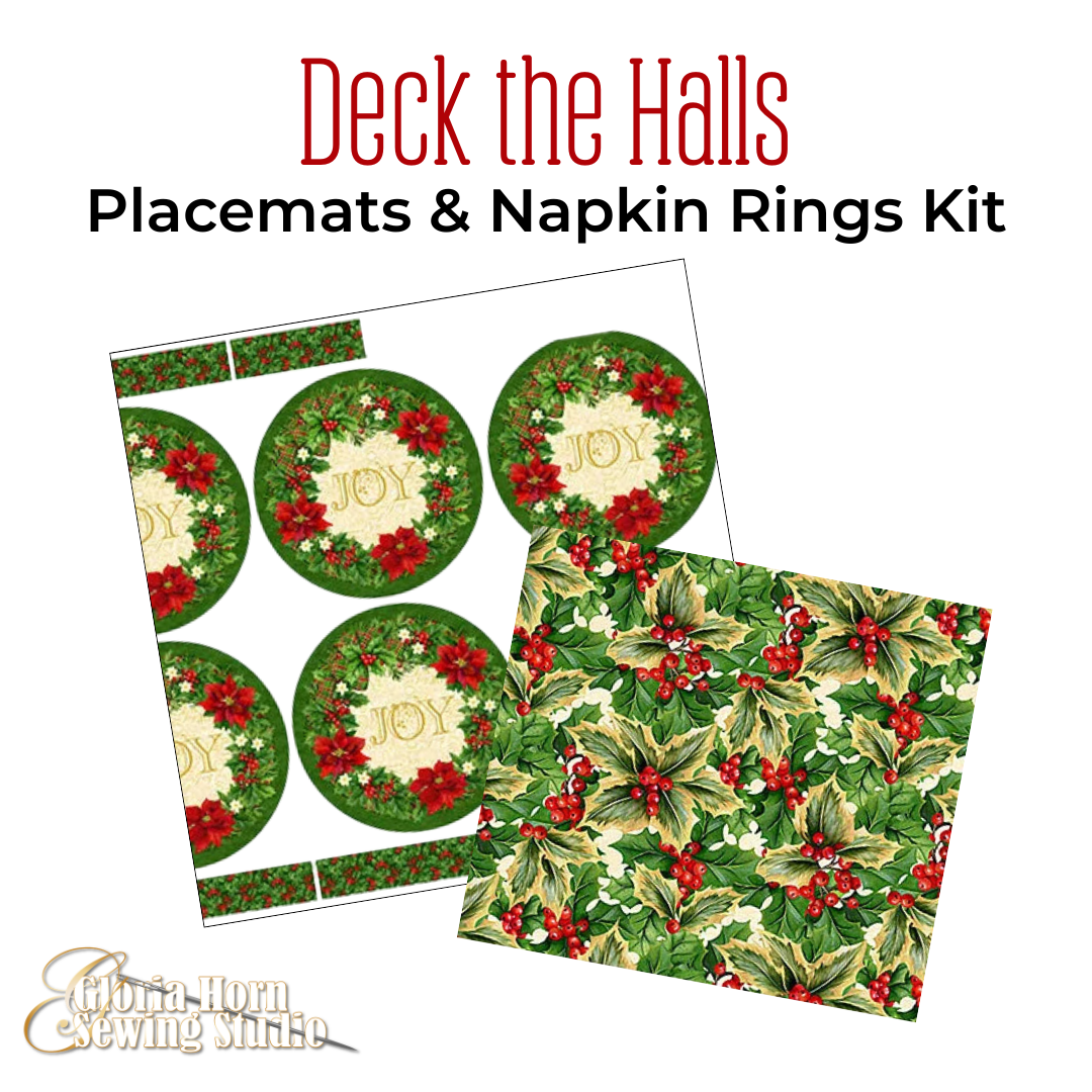 Deck the Halls — Placemats & Napkin Rings Kit