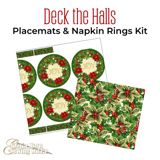 Deck the Halls — Placemats & Napkin Rings Kit