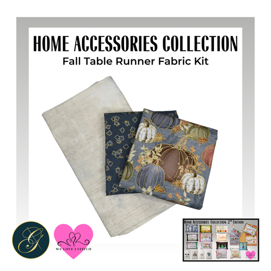 Home Accessories Fall Table Runner Fabric Kit