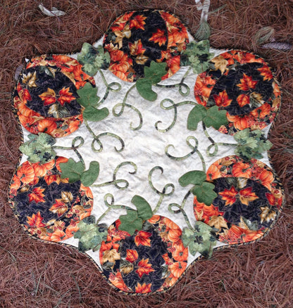 Pumpkin Leaves All Around