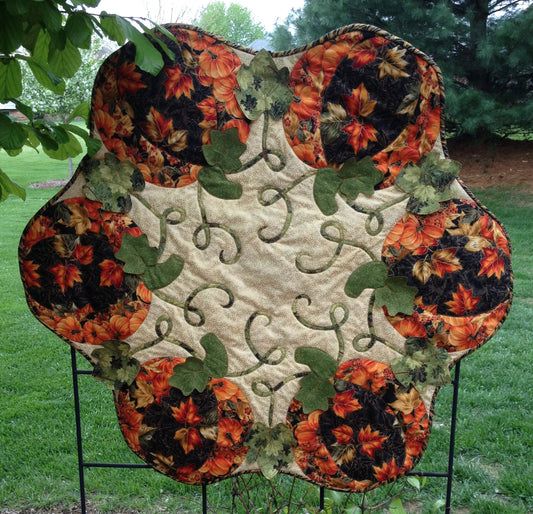 Pumpkin Leaves All Around