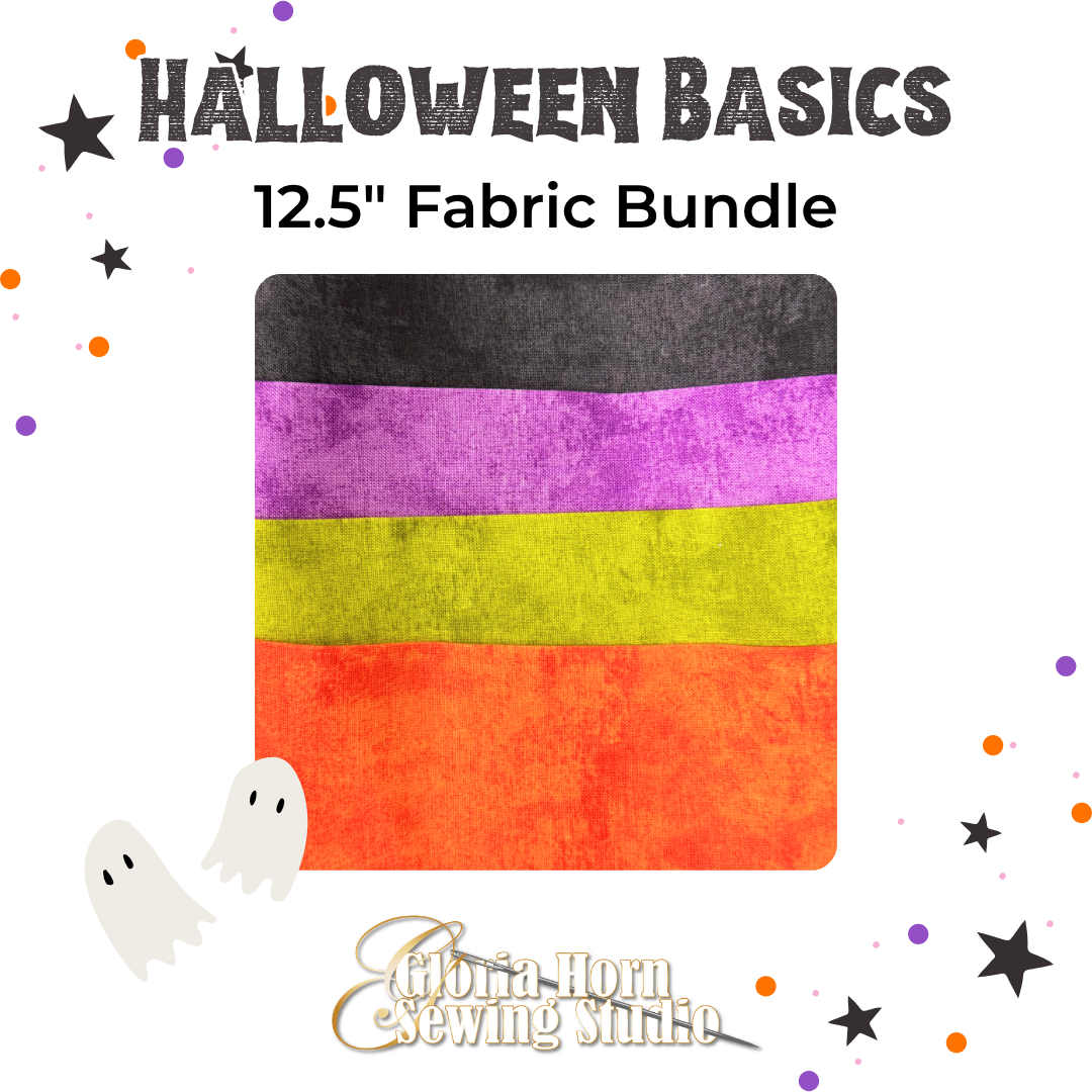 Halloween Basics - Fabric Bundle | Four 12.5” x WOF