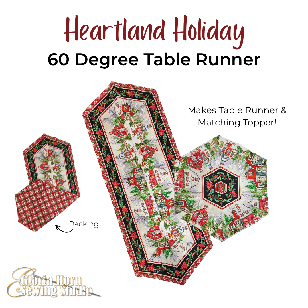 Heartland Holiday — 60 Degree Table Runner Fabric Kit