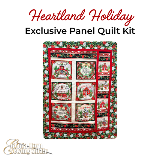 Heartland Holiday — Gloria’s Exclusive Panel Quilt Kit