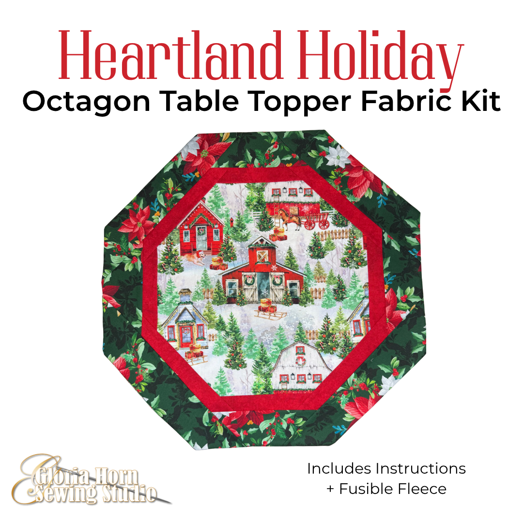 Heartland Holiday — Octagon Table Topper Fabric Kit