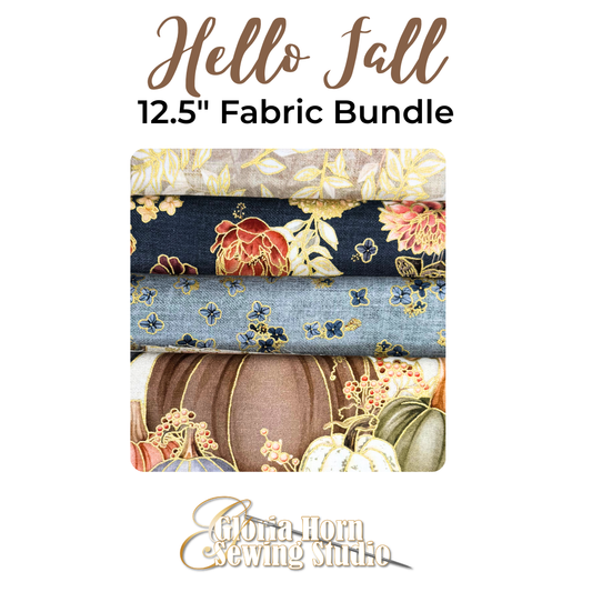 Hello Fall - Fabric Bundle | Four 12.5” x WOF