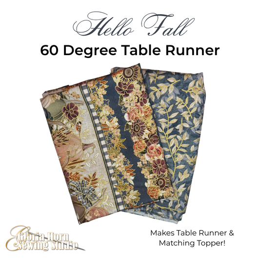 Hello Fall — 60 Degree Table Runner Fabric Kit