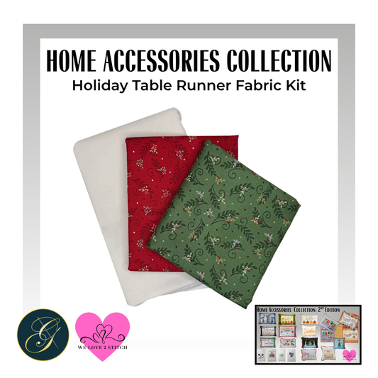 Home Accessories Holiday Table Runner Fabric Kit