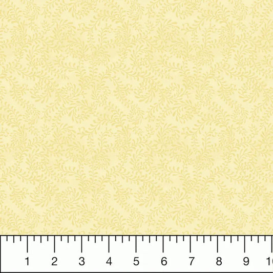 Swirling Leaves - Light Yellow - 3017-27650-500-WP