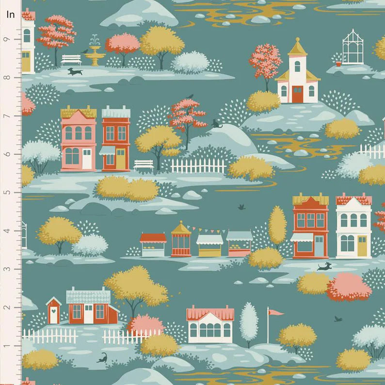 Village Life - Village Teal - 110180-TF