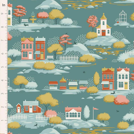 Village Life - Village Teal - 110180-TF