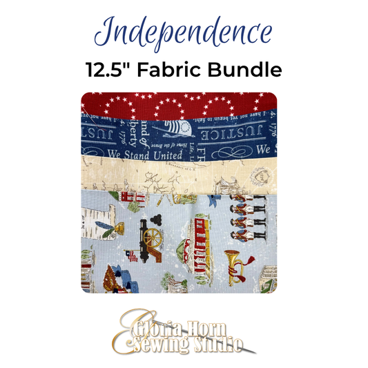 Independence - Fabric Bundle | Four 12.5" x WOF