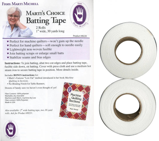 Marti's Choice Fusible Tape - 1" x 30 yds - 2 pk