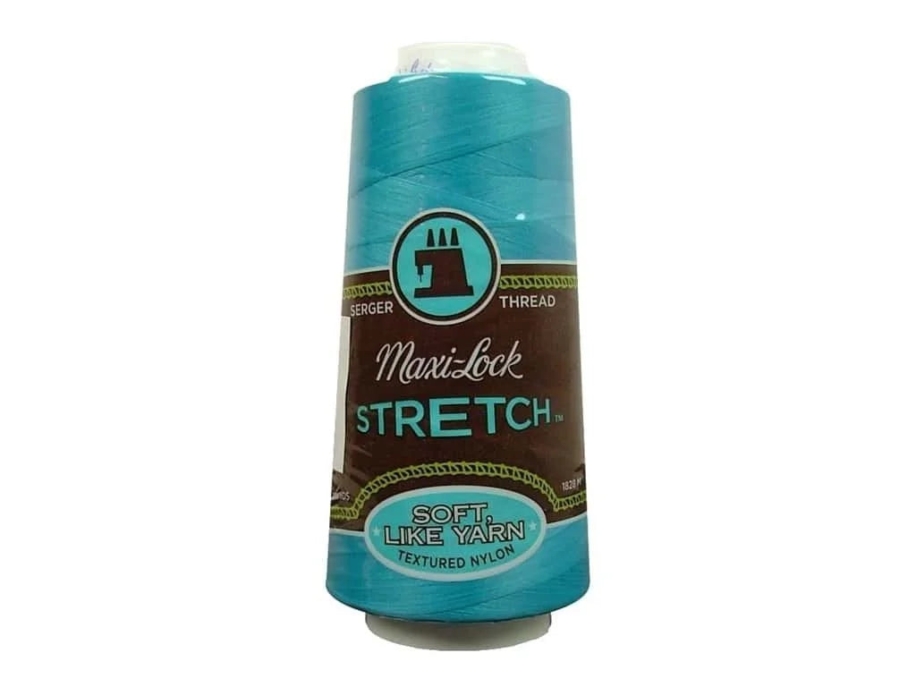 Maxi-Lock Stretch 35wt Thread 2000yds - Radiant Turquoise - 4665