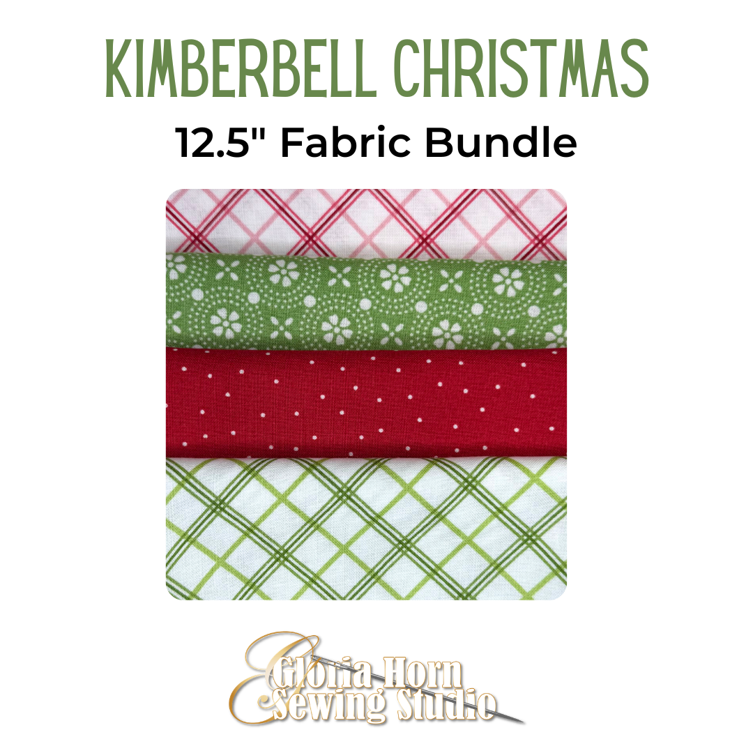 Kimberbell Christmas - Fabric Bundle | Four 12.5” x WOF