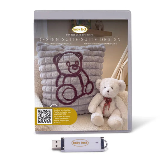 Yarn Couching Embroidery Design Collection #3 - Baby Lock Design Suite