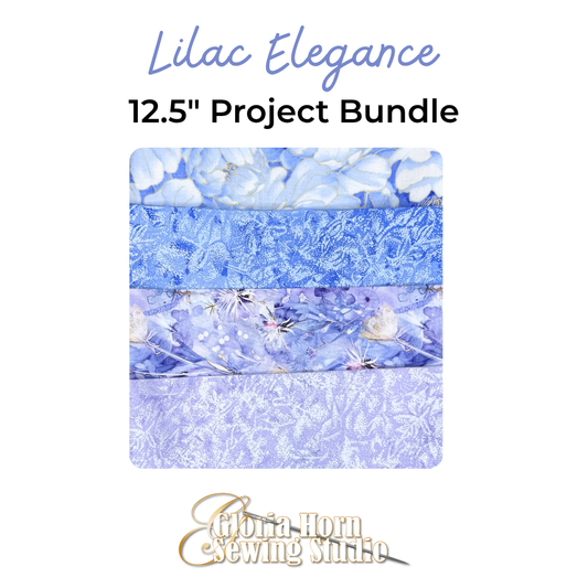 Lilac Elegance - Fabric Bundle | Four 12.5" x WOF