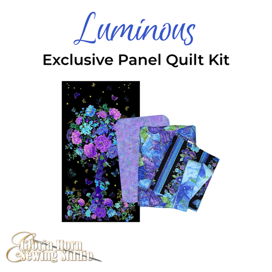 Luminous — Gloria’s Exclusive Panel Quilt Kit