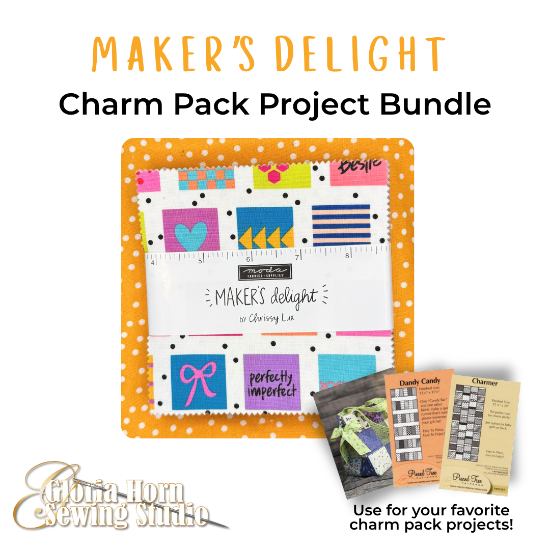 Maker's Delight — Charm Pack + Fabric Bundle