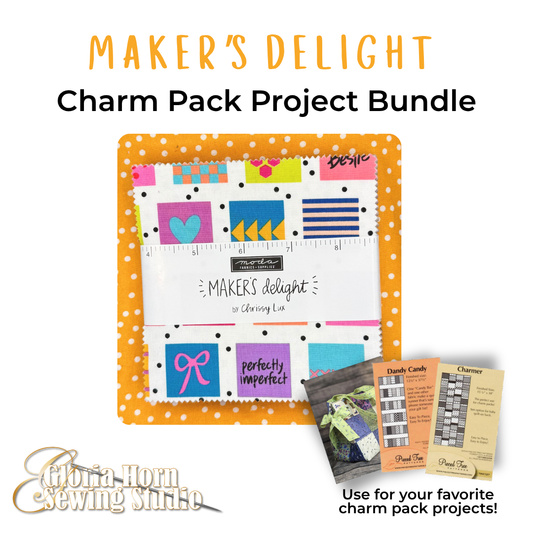 Maker's Delight — Charm Pack + Fabric Bundle