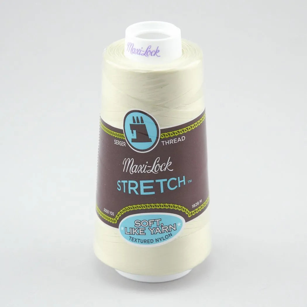 Maxi-Lock Stretch 35wt Thread 2000yds - Eggshell - 32674