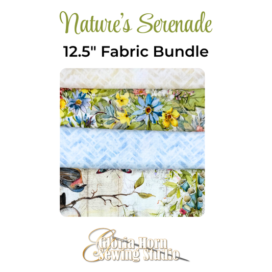 Nature's Serenade - Fabric Bundle | Four 12.5” x WOF