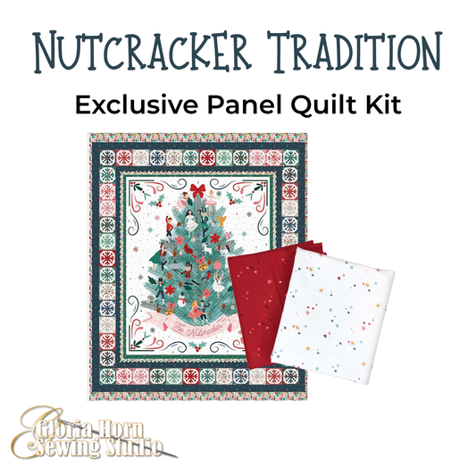 Nutcracker Tradition — Gloria’s Exclusive Panel Quilt Kit