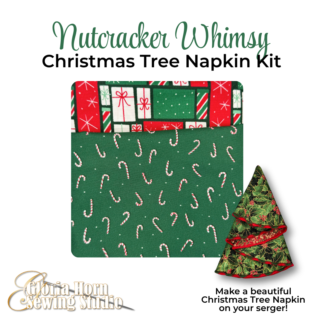 Nutcracker Whimsy — Christmas Tree Napkin Kit