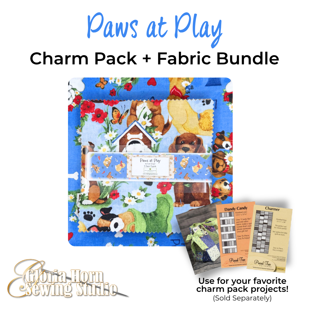 Paws at Play — Charm Pack + Fabric Bundle