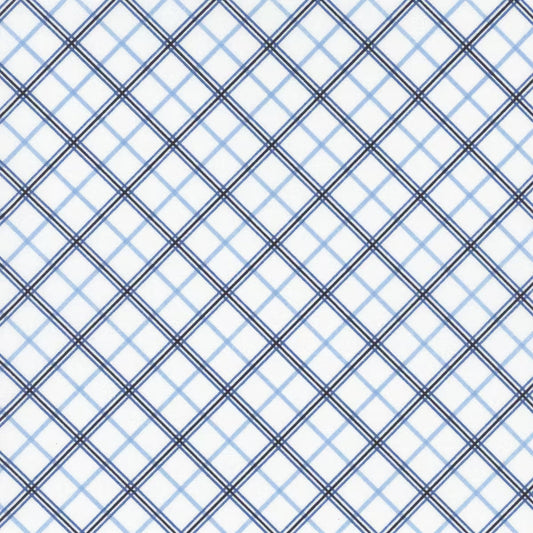 Kimberbell Basics - Blue Plaid - MAS8262-B