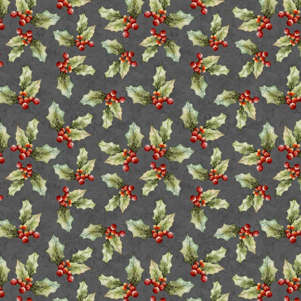Poinsettia Radiance - Holly Toss Gray - W110-009-763