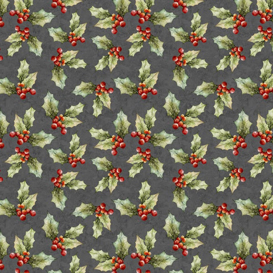 Poinsettia Radiance - Holly Toss Gray - W110-009-763
