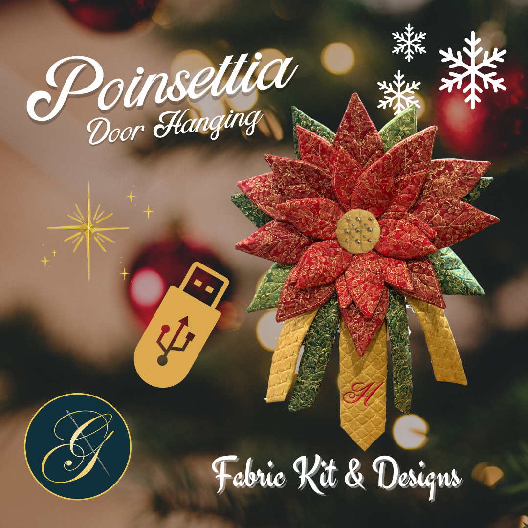 (PRE-ORDER DEPOSIT) Poinsettia Door Hanging Kit